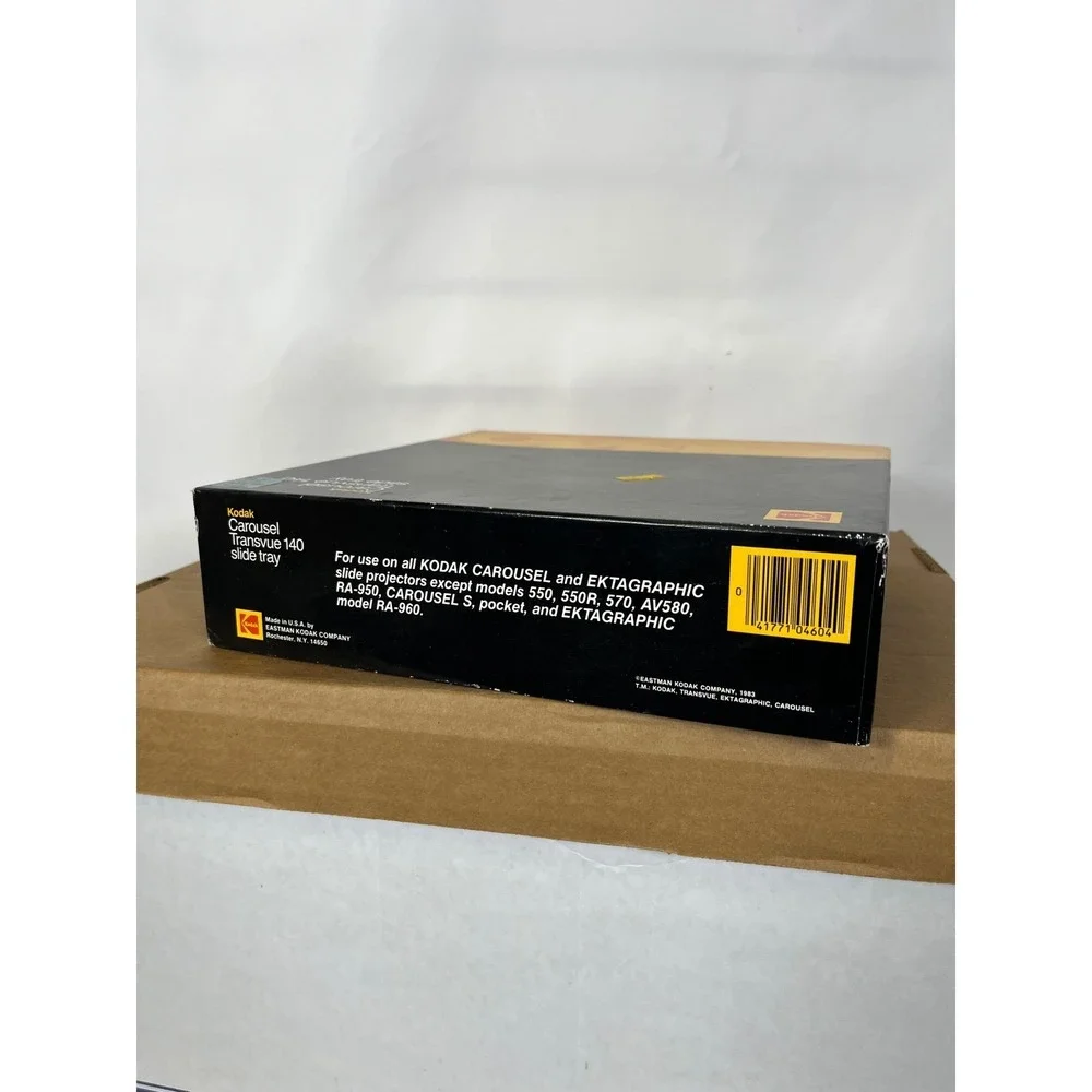 Kodak‎ Carousel Transvue 140 Slide Tray B140T CAT 104 6044 Black Projector Tray